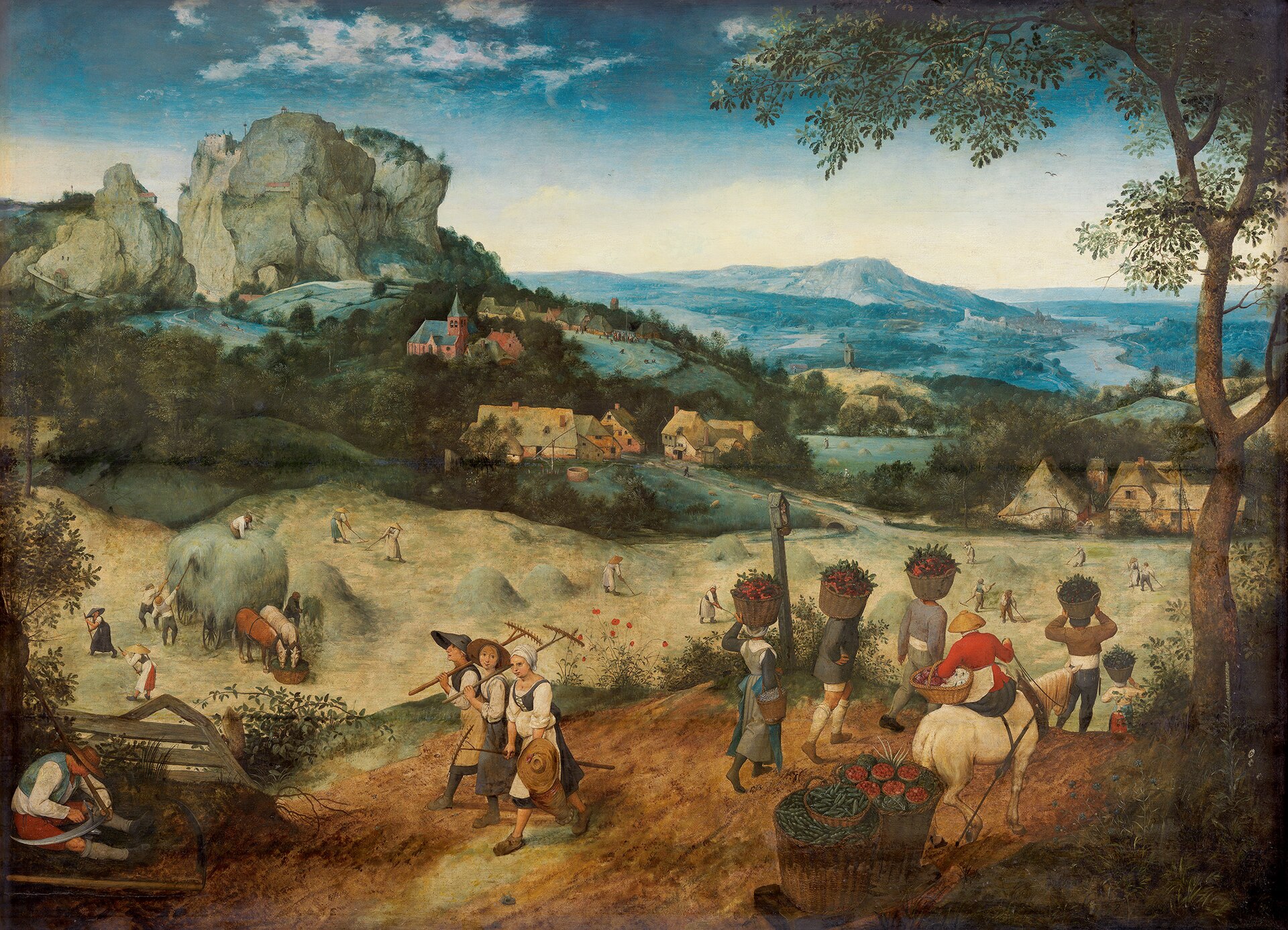 Pieter Bruegel the Elder, Haymaking (The Hay Harvest), 1565
