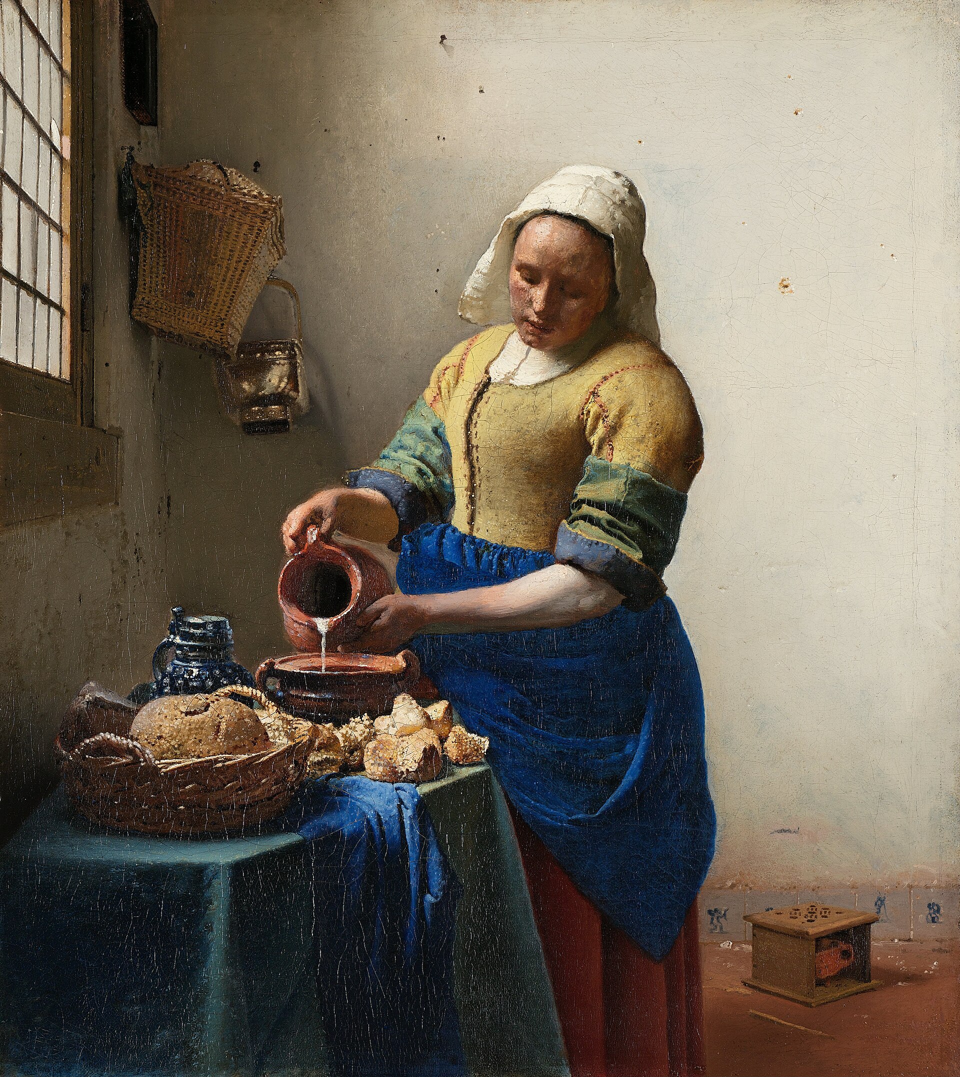 Johannes Vermeer, The Milkmaid, c. 1658