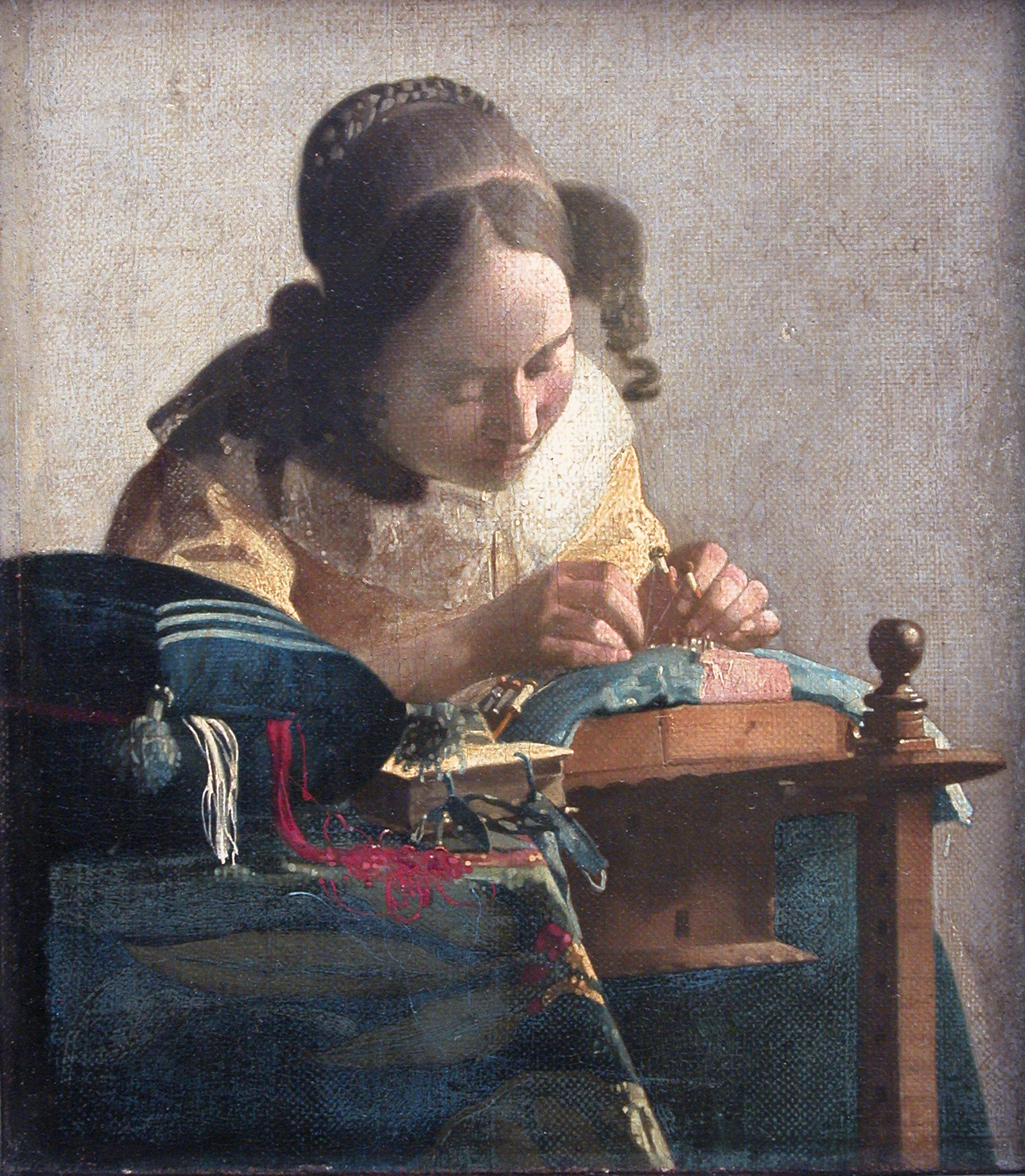 Johannes Vermeer, The Lacemaker, c. 1669-70