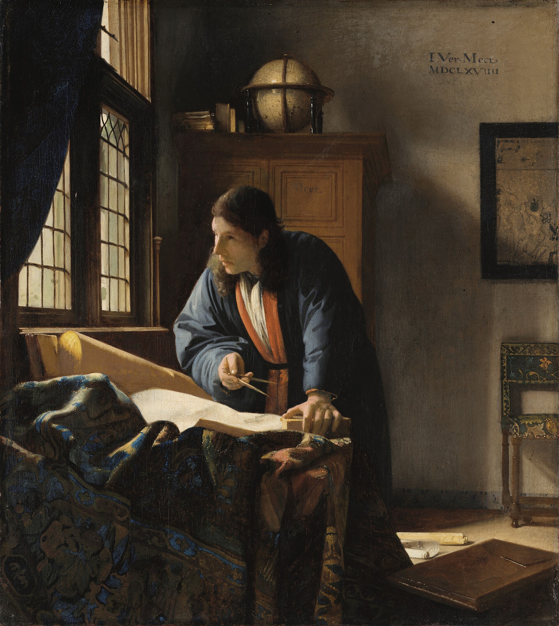 Johannes Vermeer, The Geographer, c. 1669