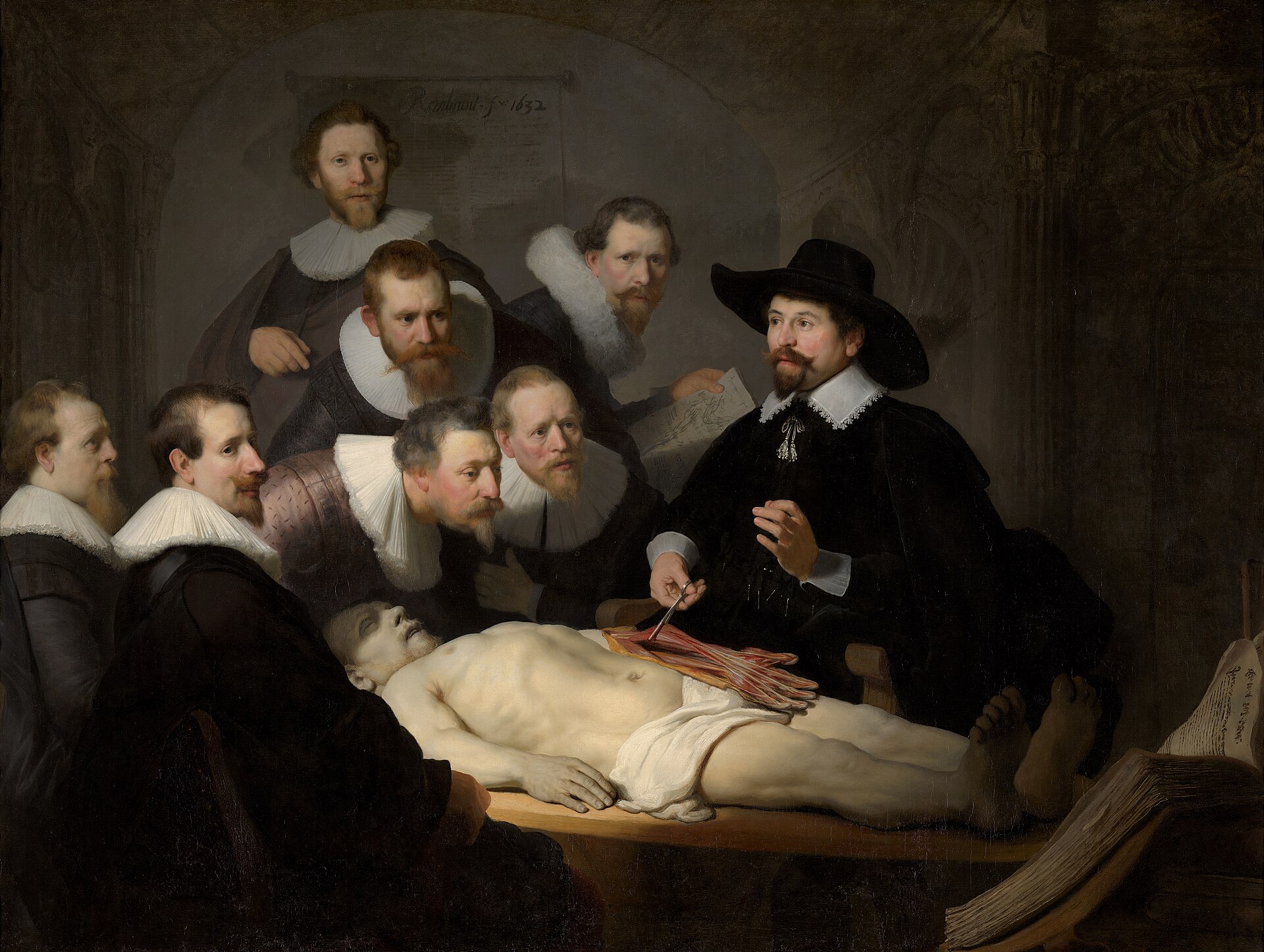 Rembrandt van Rijn, The Anatomy Lesson of Dr. Nicolaes Tulp, 1632