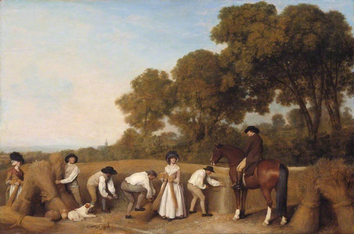 George Stubbs, The Reapers, 1785