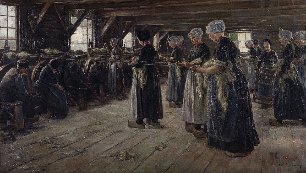 Max Liebermann, Flax Barn at Laren, 1887