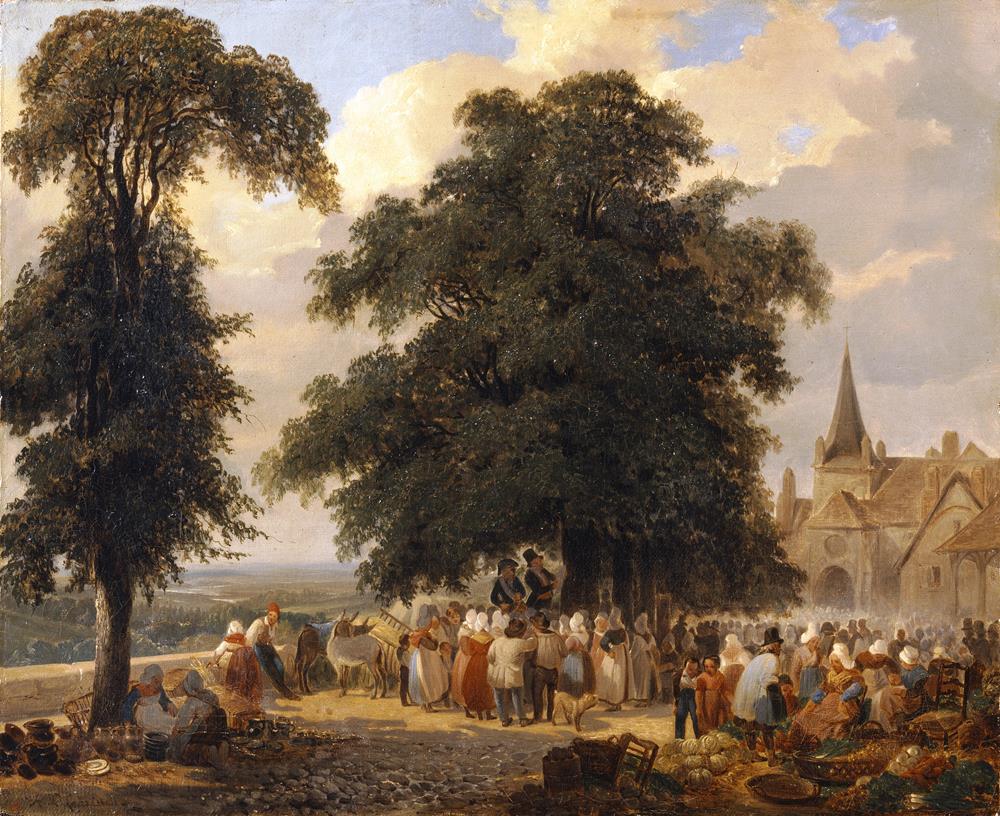Auguste-Xavier Leprince, The Town Crier, c. 1823