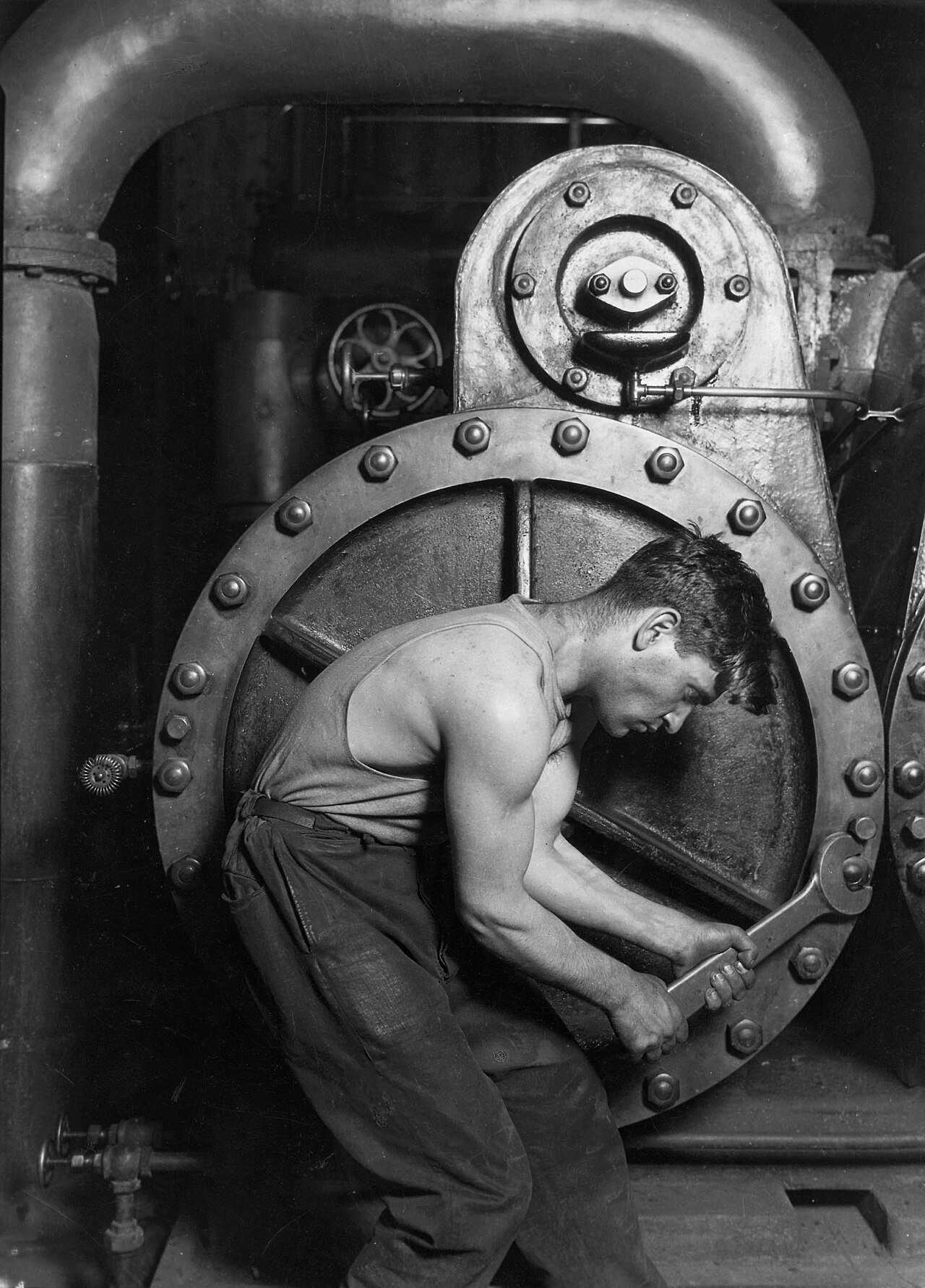 Lewis Hine, Breaker Boys / Powerhouse Mechanic / girder workers, 1908-31