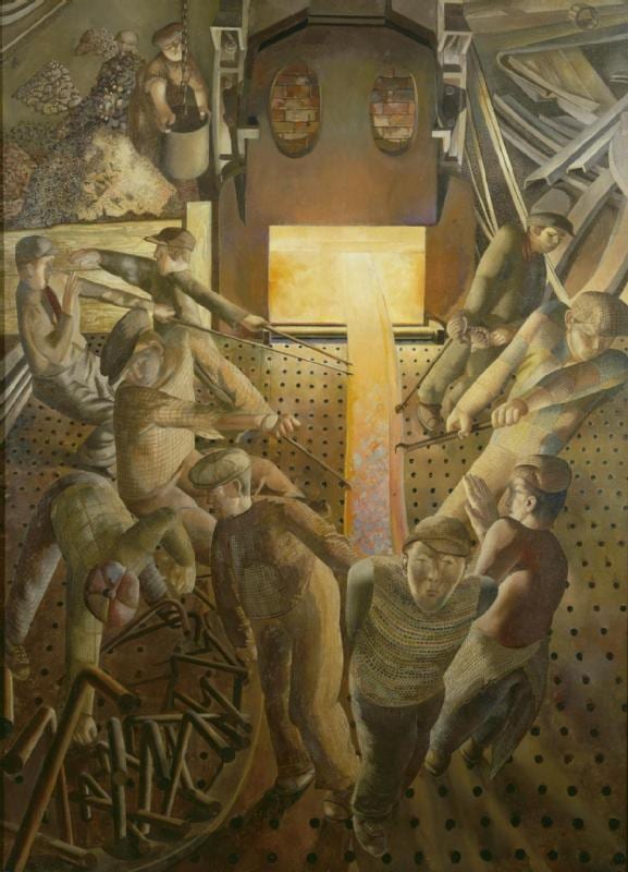 Stanley Spencer, Shipbuilding on the Clyde, 1940-46