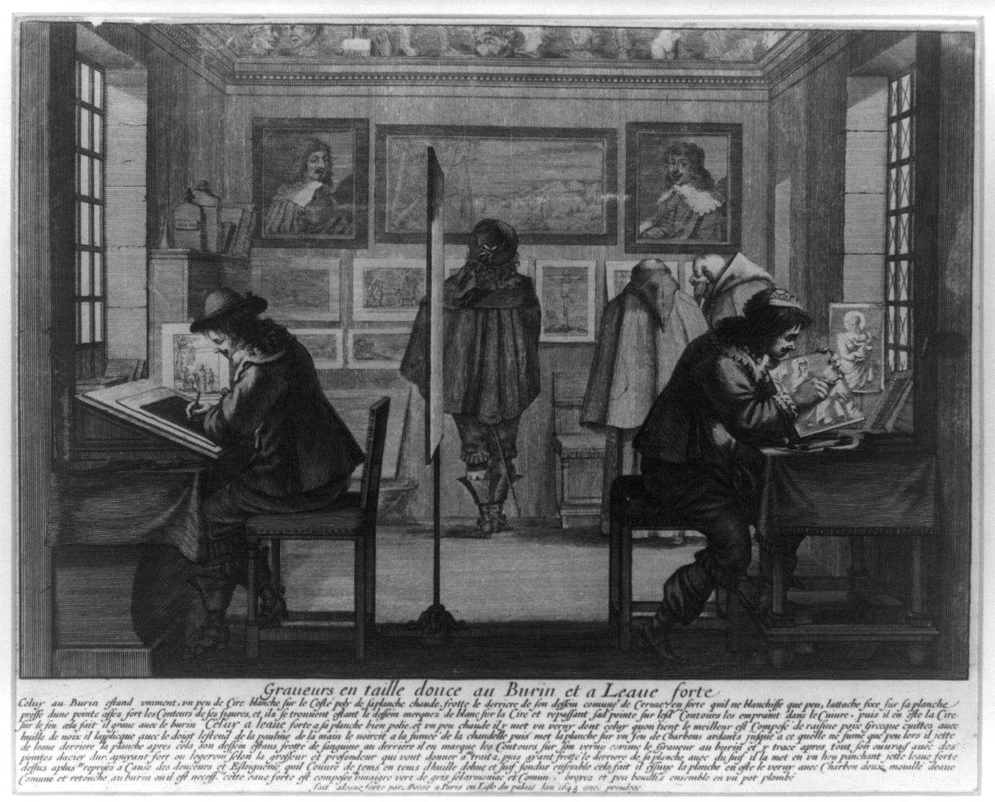 Abraham Bosse, The Engraver and the Etcher, 1643