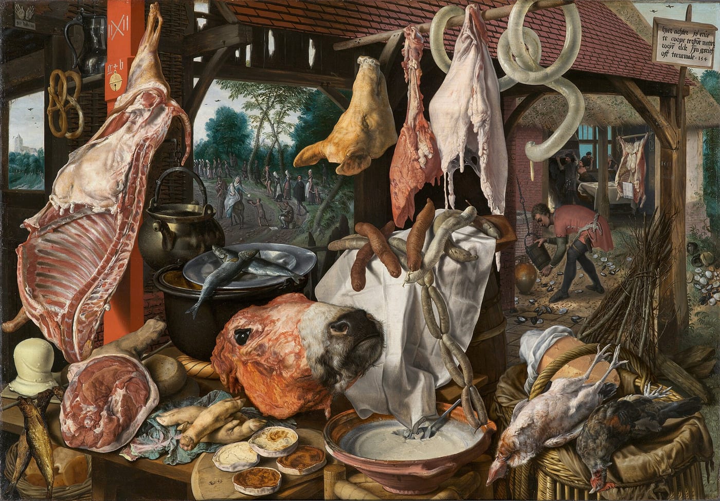 Pieter Aertsen, The Butcher's Stall, 1551