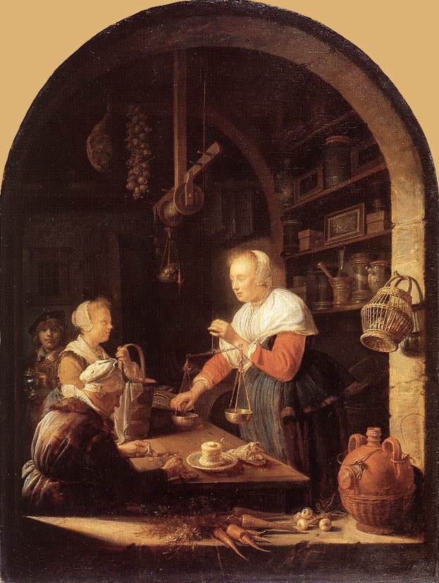 Gerrit Dou, The Grocer's Shop, 1647