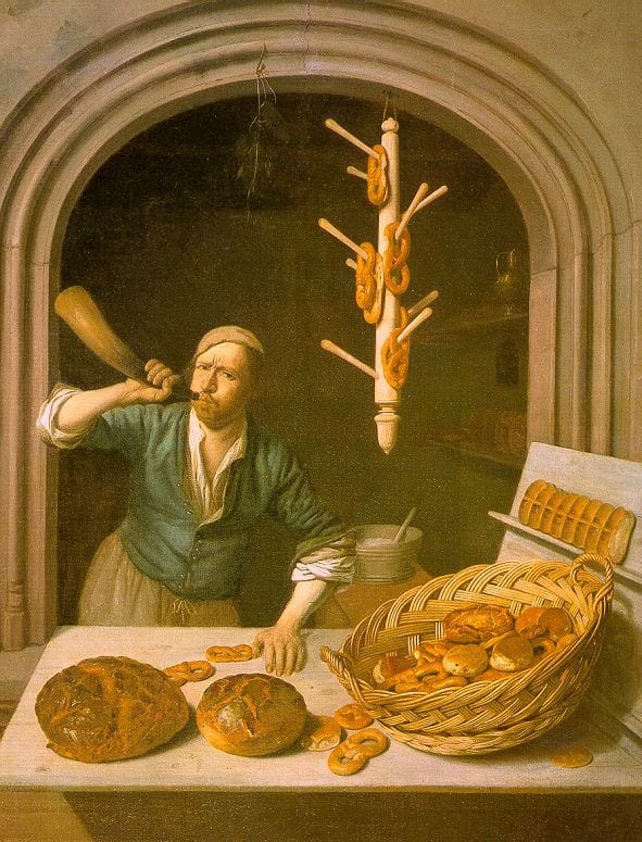 Job Berckheyde, The Baker, 1681