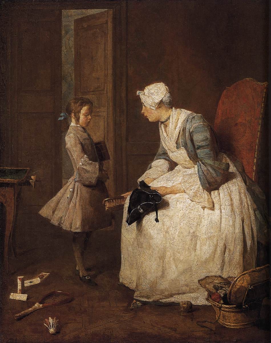 Jean-Baptiste-Simeon Chardin, The Governess, 1739