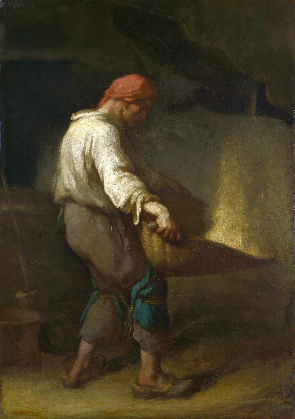 Jean-Francois Millet, The Winnower, 1848