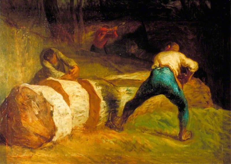 Jean-Francois Millet, The Wood Sawyers, 1850-52
