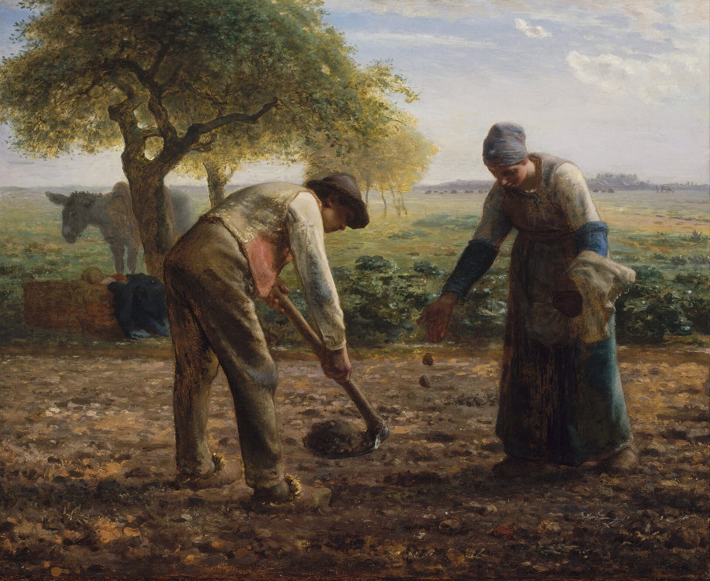 Jean-Francois Millet, The Potato Planters, 1861-62
