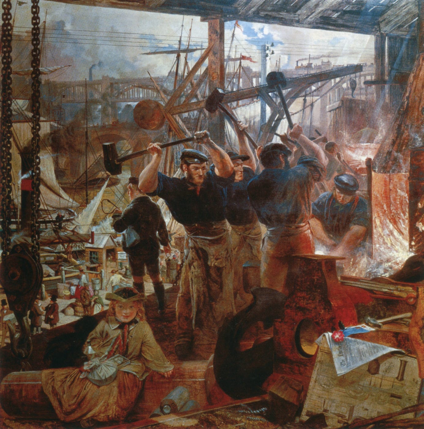 William Bell Scott, Iron and Coal, 1855-60