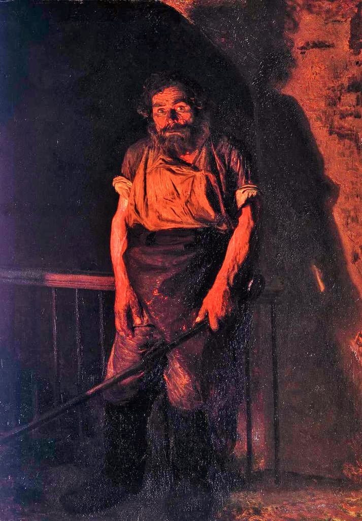 Nikolai Yaroshenko, The Stoker, 1878