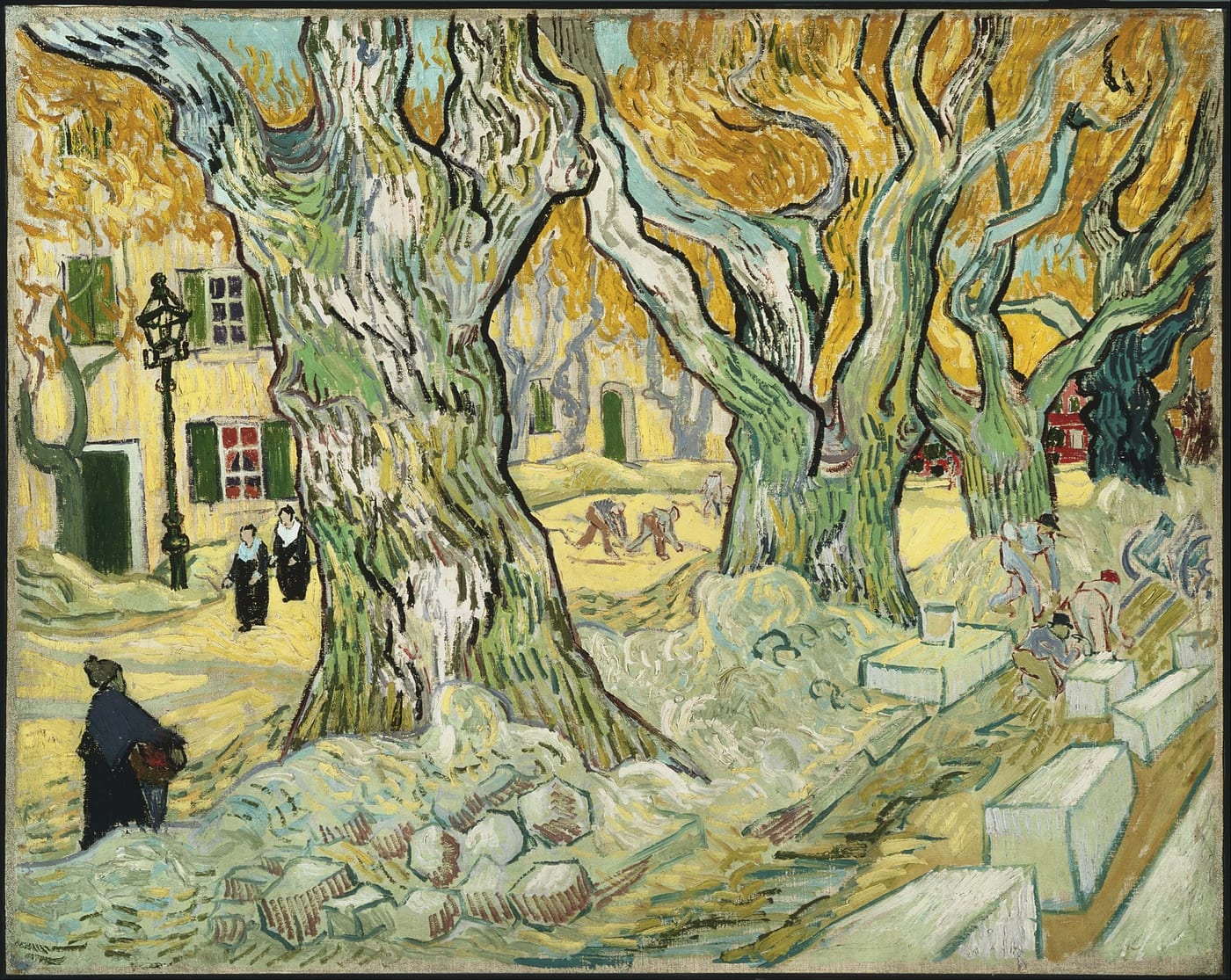 Vincent van Gogh, The Road Menders, 1889