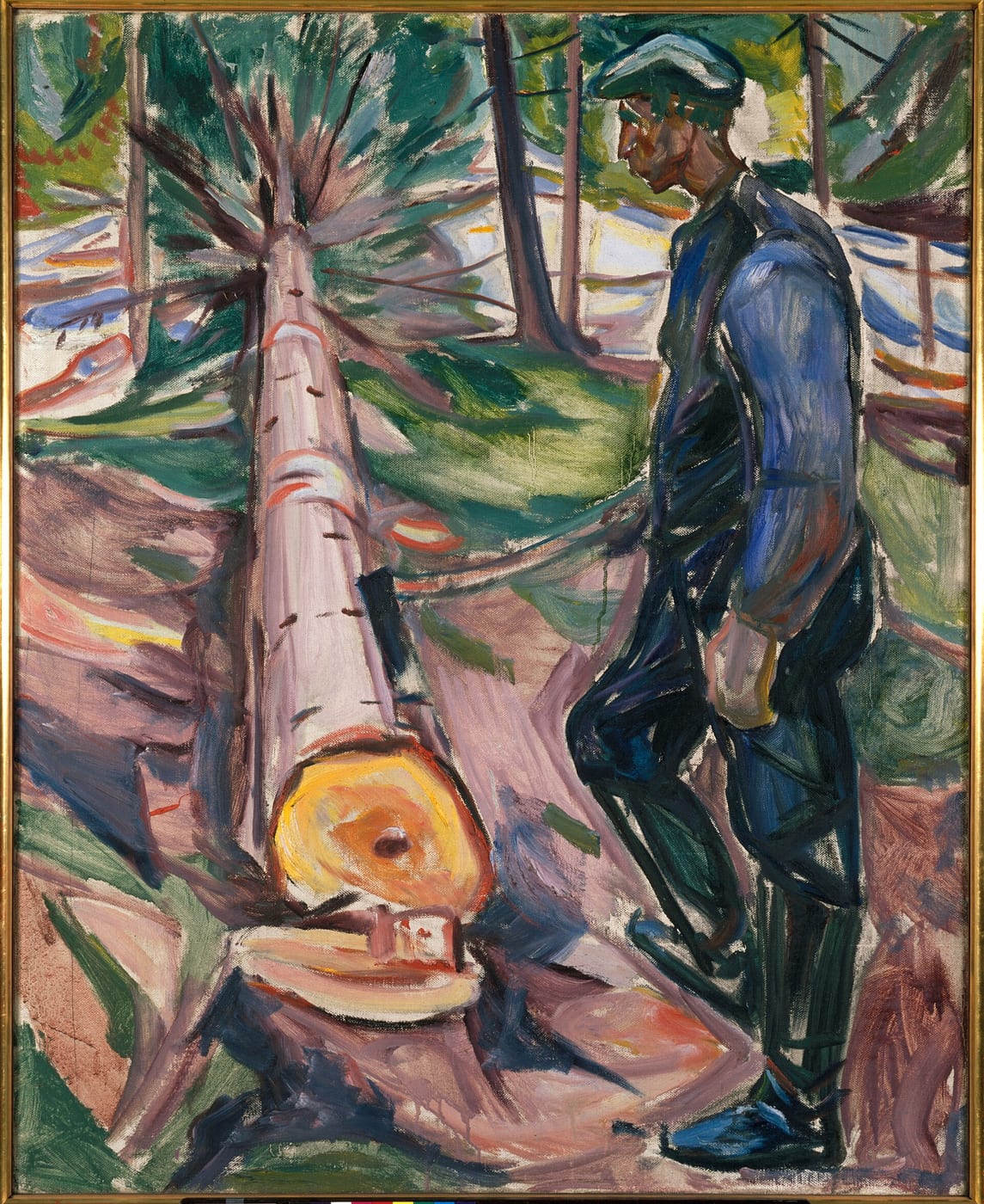 Edvard Munch, The Lumberjack, 1913
