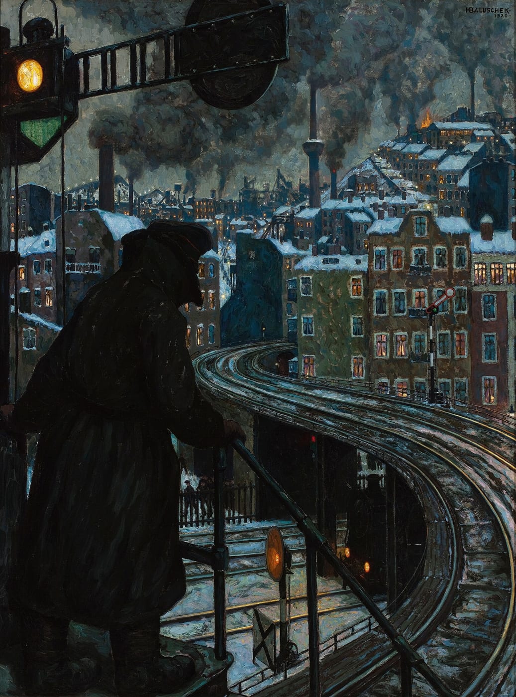 Hans Baluschek, City of Workers, 1920