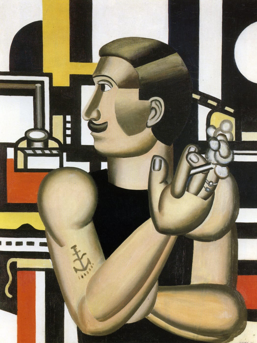 Fernand Leger, The Mechanic, 1920