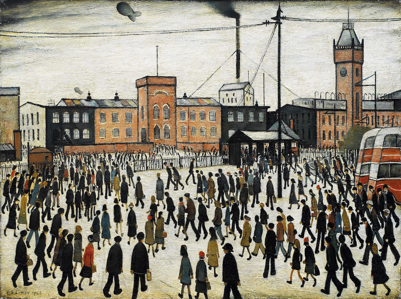 L. S. Lowry, Going to Work, 1943