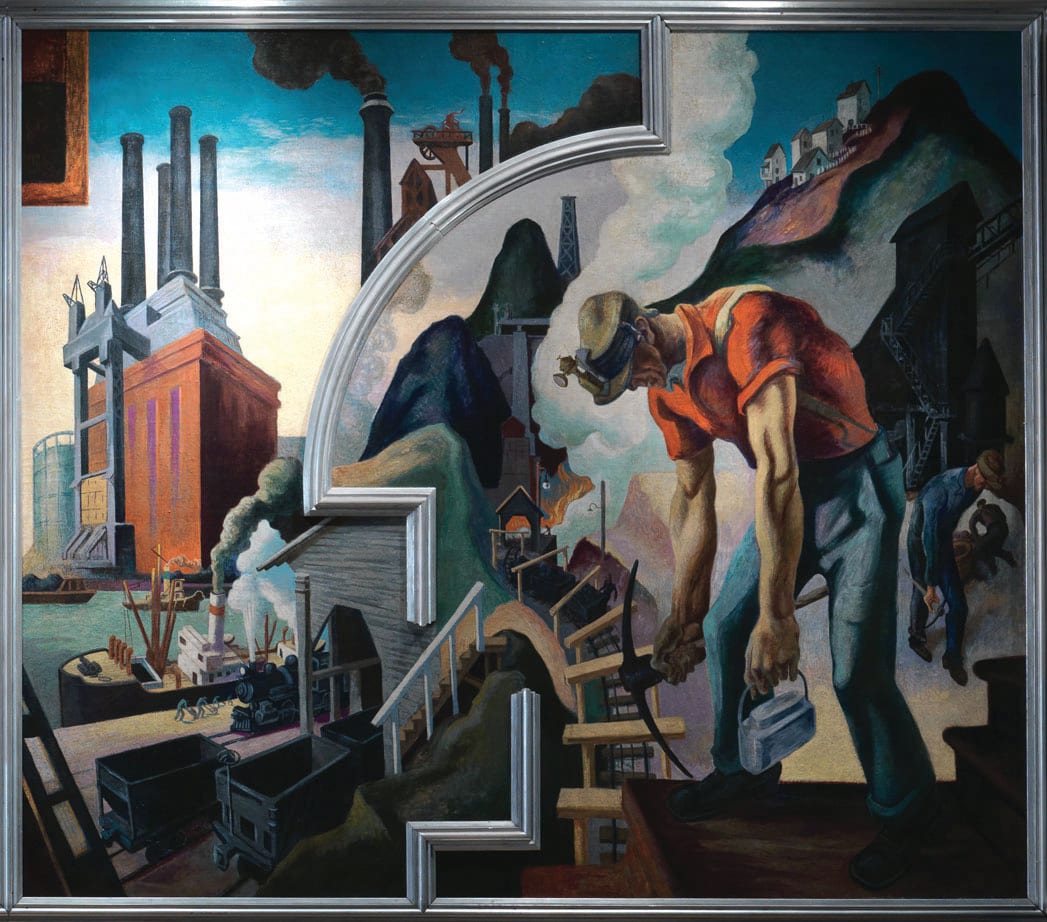 Thomas Hart Benton, Coal (America Today), 1930