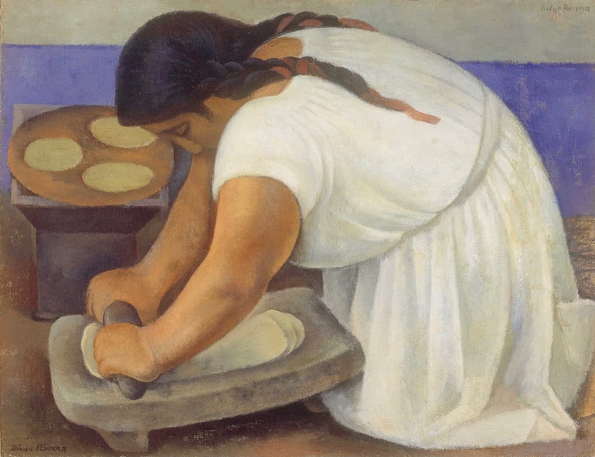 Diego Rivera, The Tortilla Maker (La Molendera), 1926