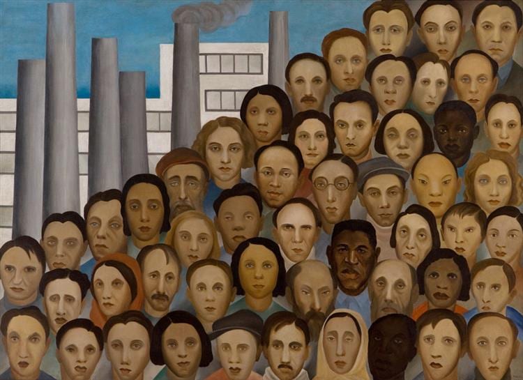 Tarsila do Amaral, Operários (Workers), 1933