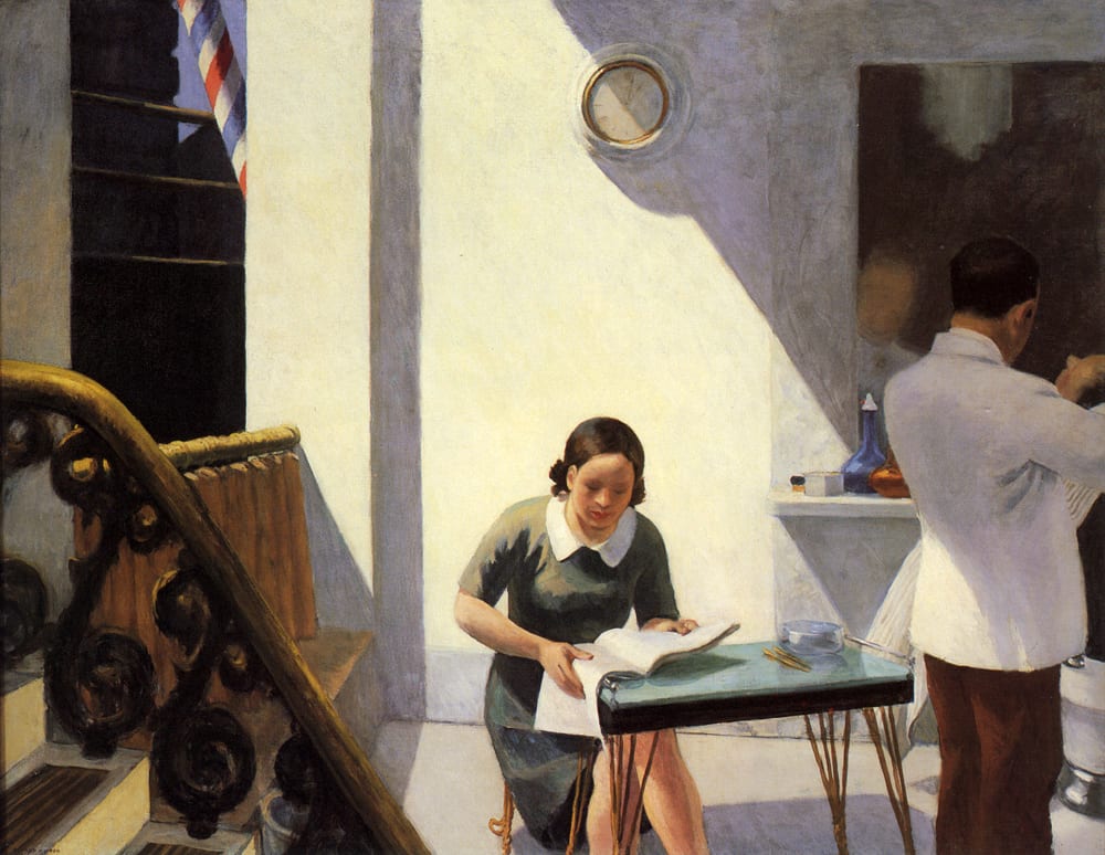 Edward Hopper, Barber Shop, 1931