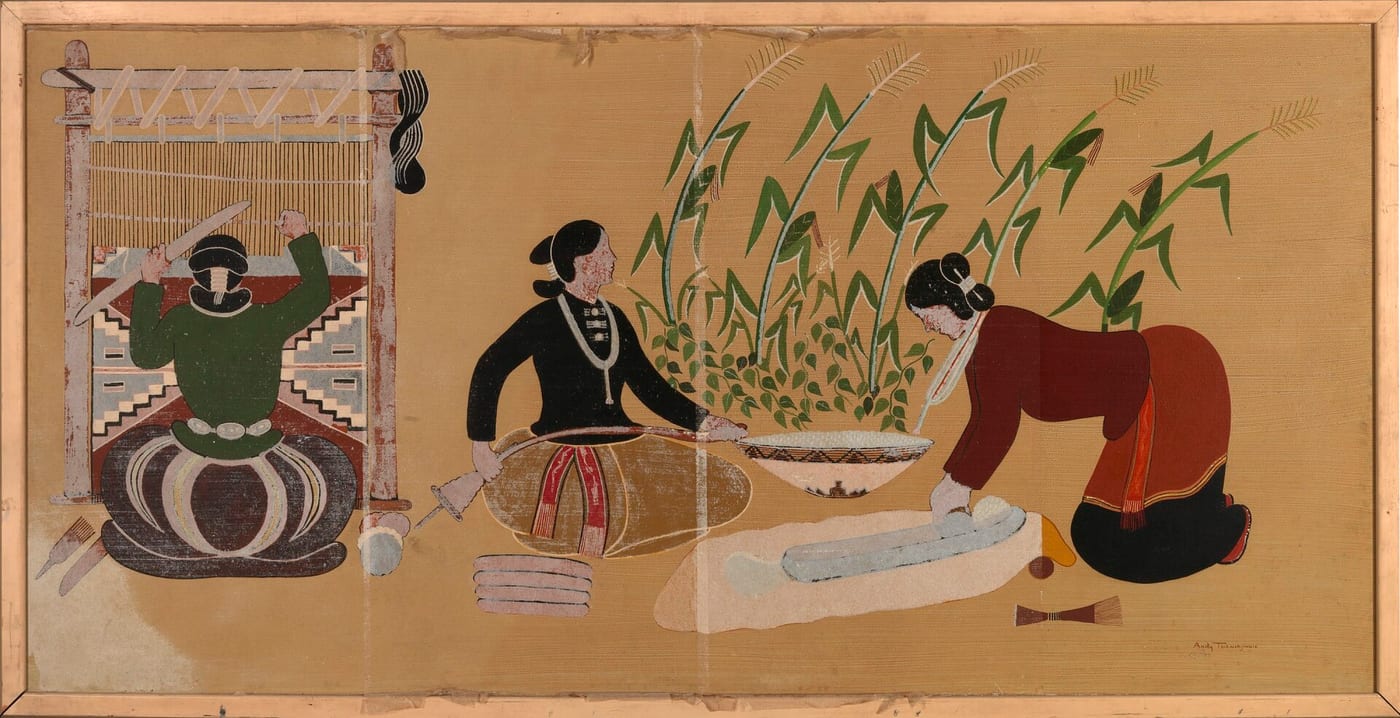 Andy Tsinajinnie, Navajo Women, 1934