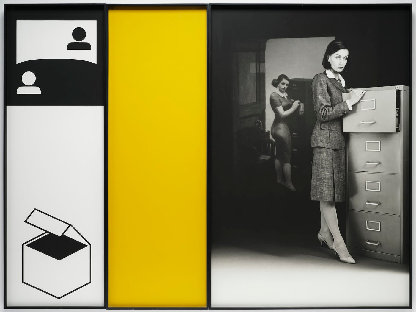 Victor Burgin, Office at Night #1, 1986